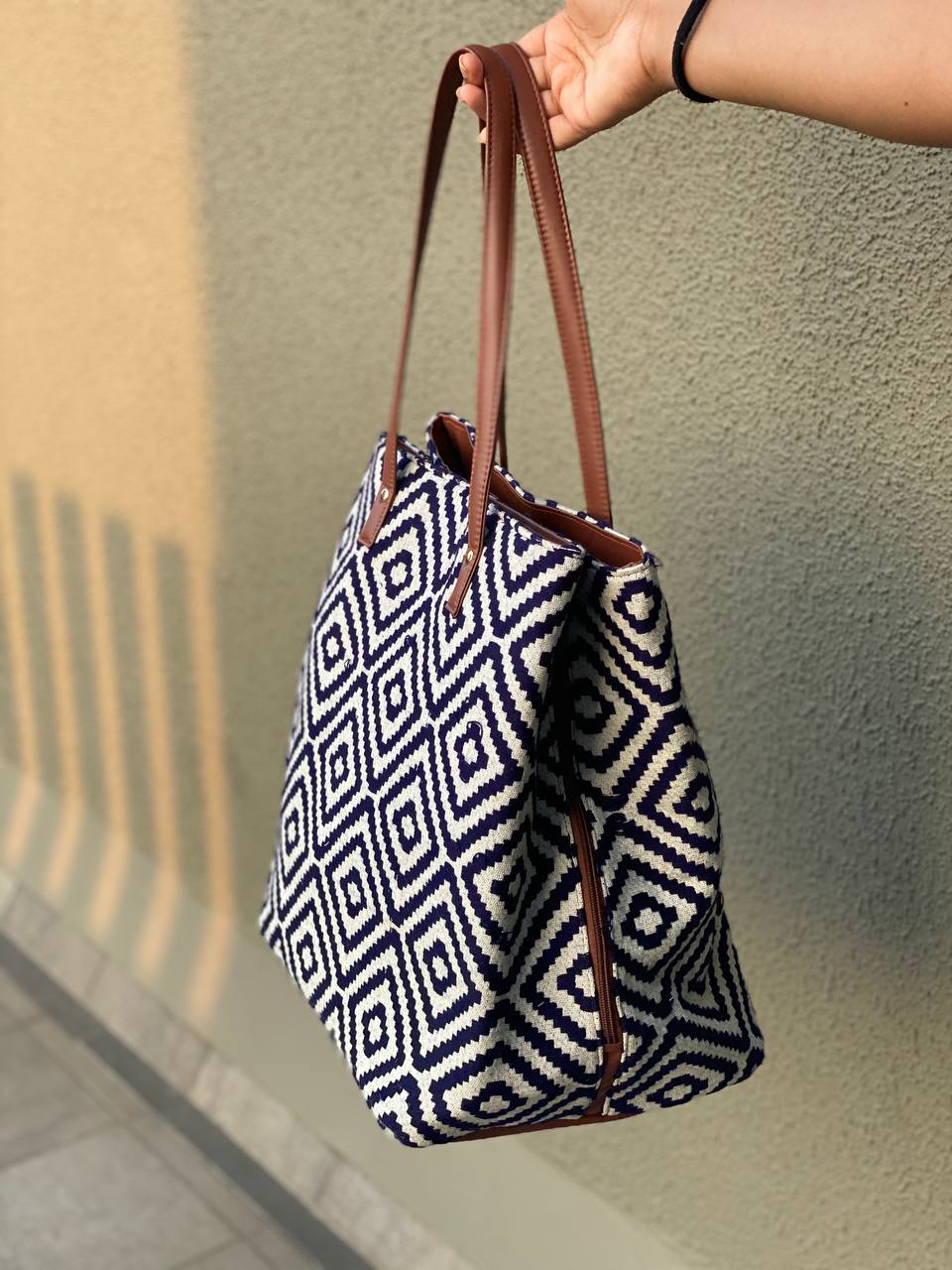 Three Partition Tote Bag