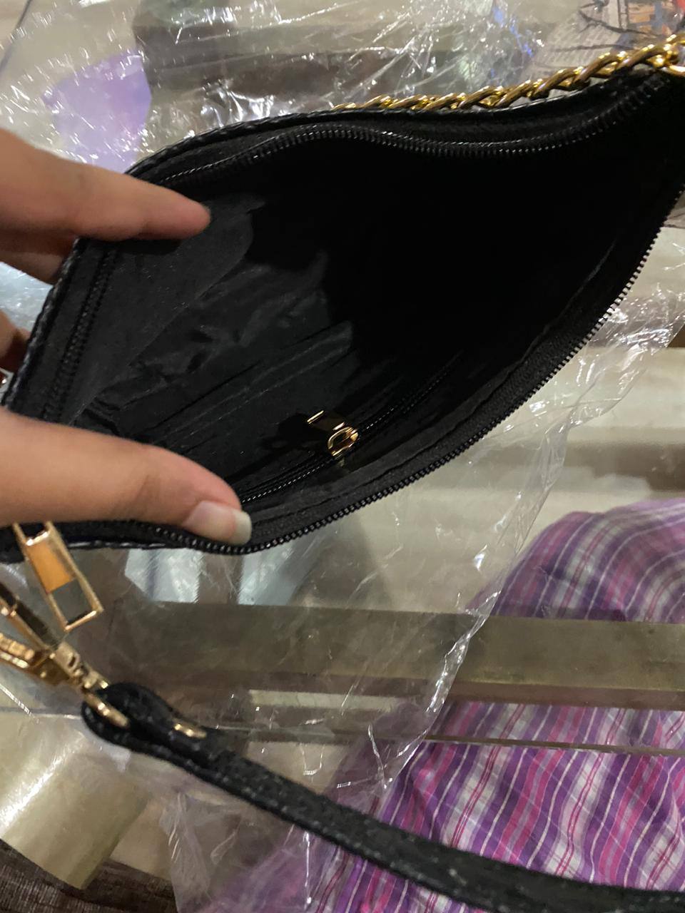 Classic Black Baguette