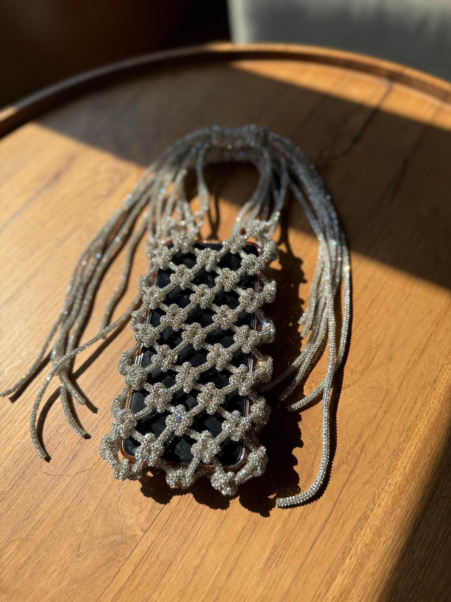 Rhinestone mobile slings