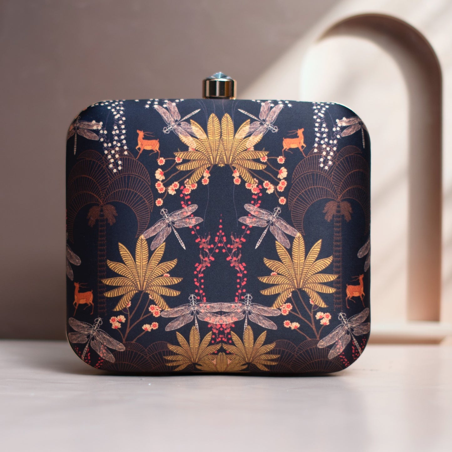 Printed Box Clutch