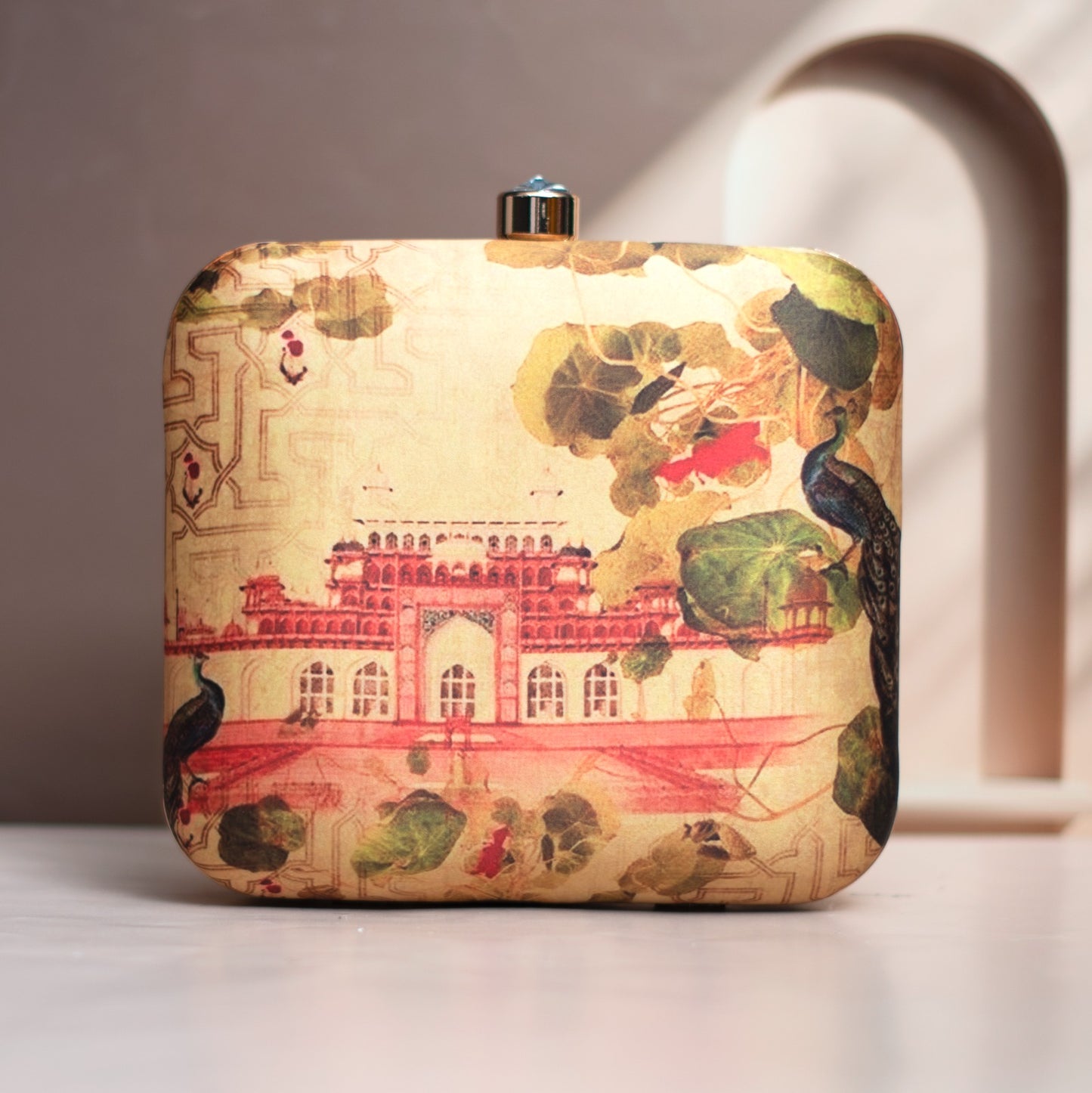 Printed Box Clutch