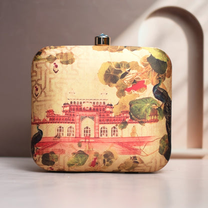 Printed Box Clutch