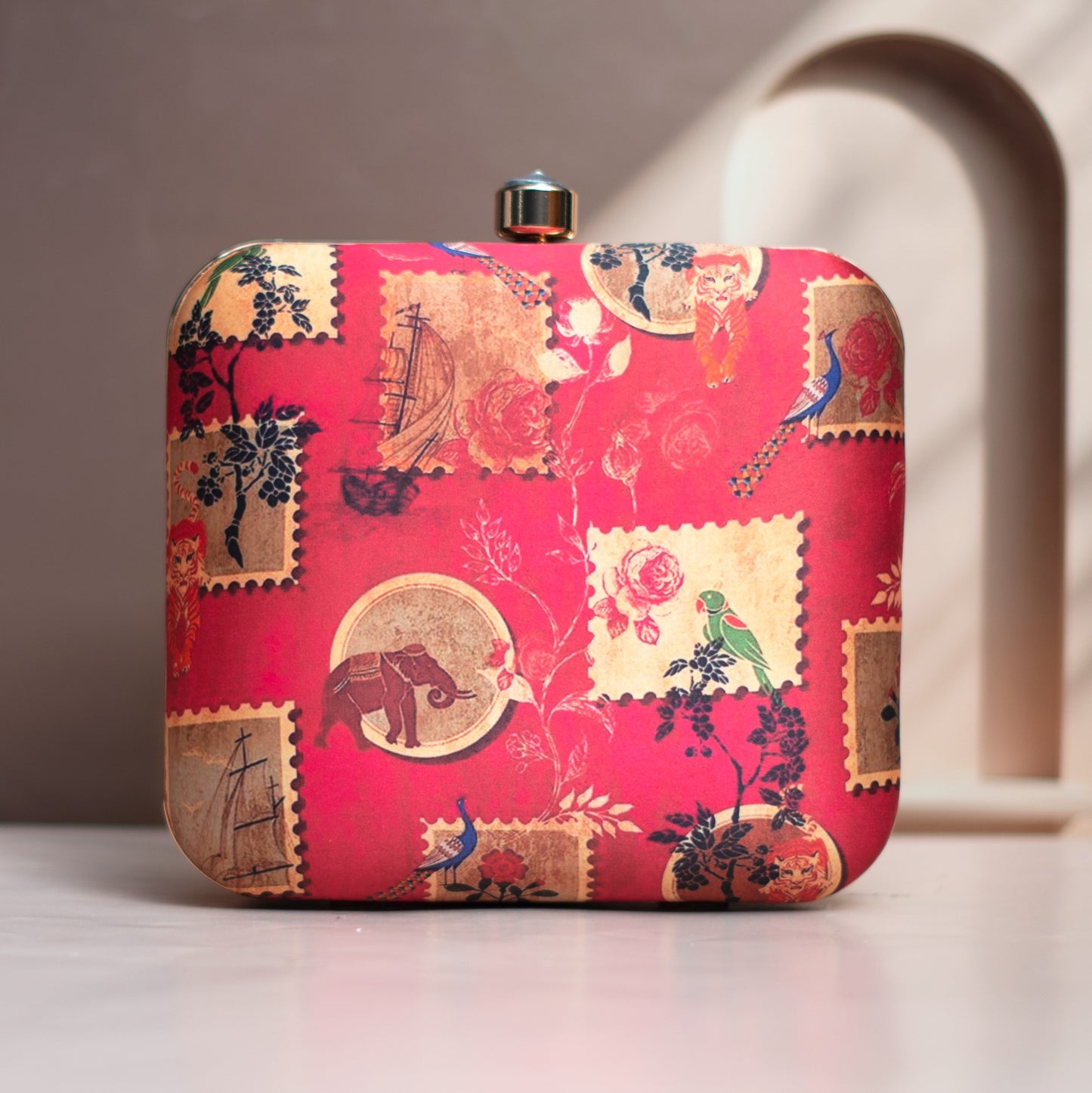 Printed Box Clutch