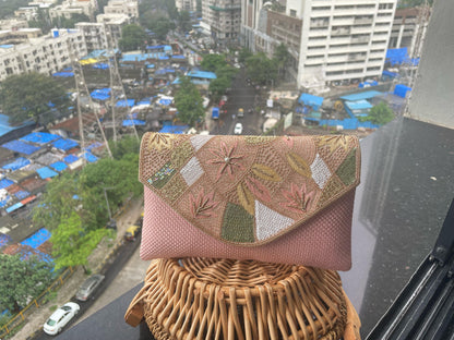 Jute Envelope Clutch