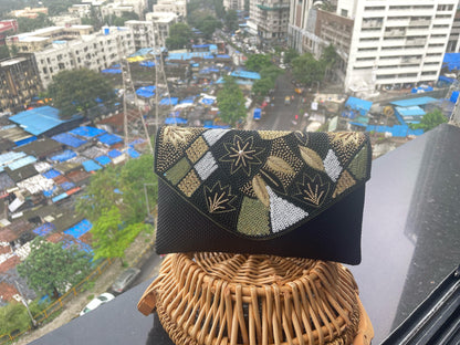 Jute Envelope Clutch