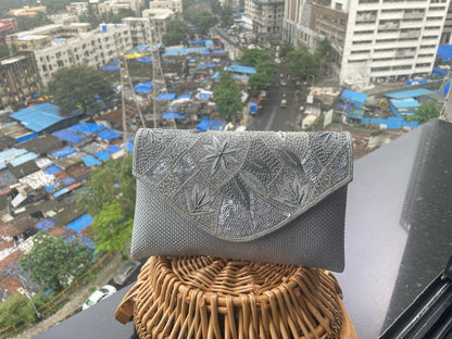 Jute Envelope Clutch