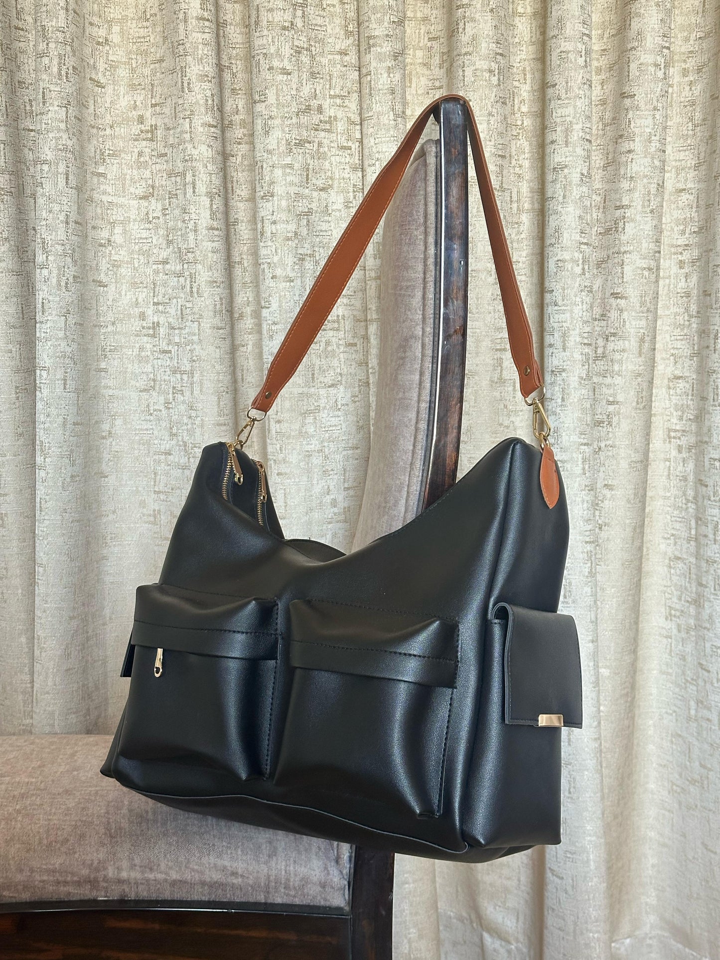 Double Zipped Handbag