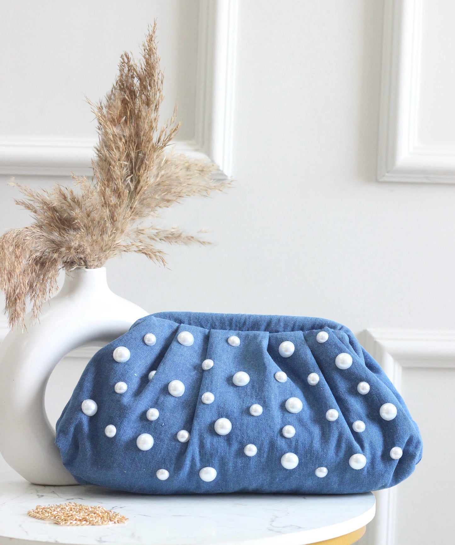 Denim Batua bag