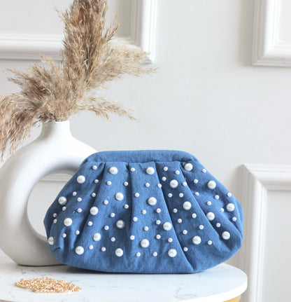 Denim Batua bag
