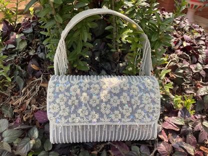 Jade Floral Clutch