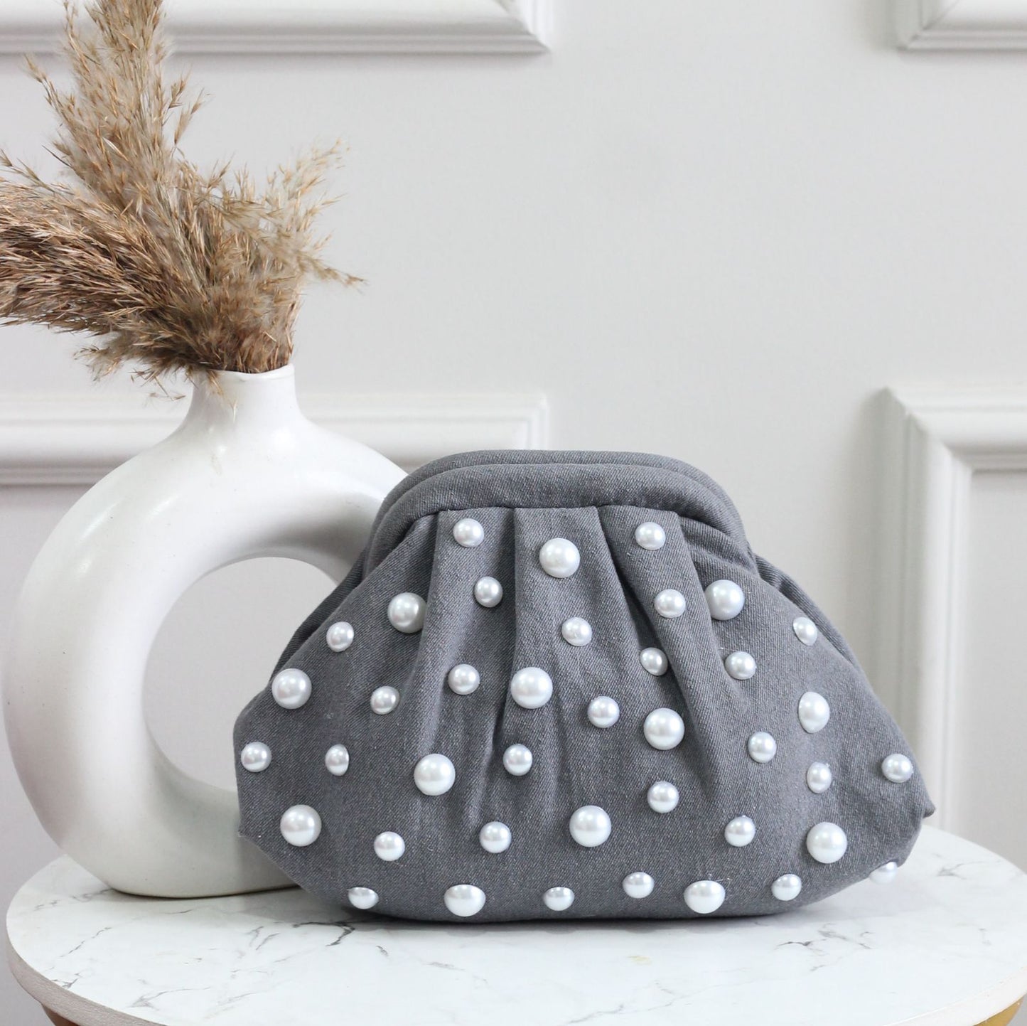 Denim Batua bag