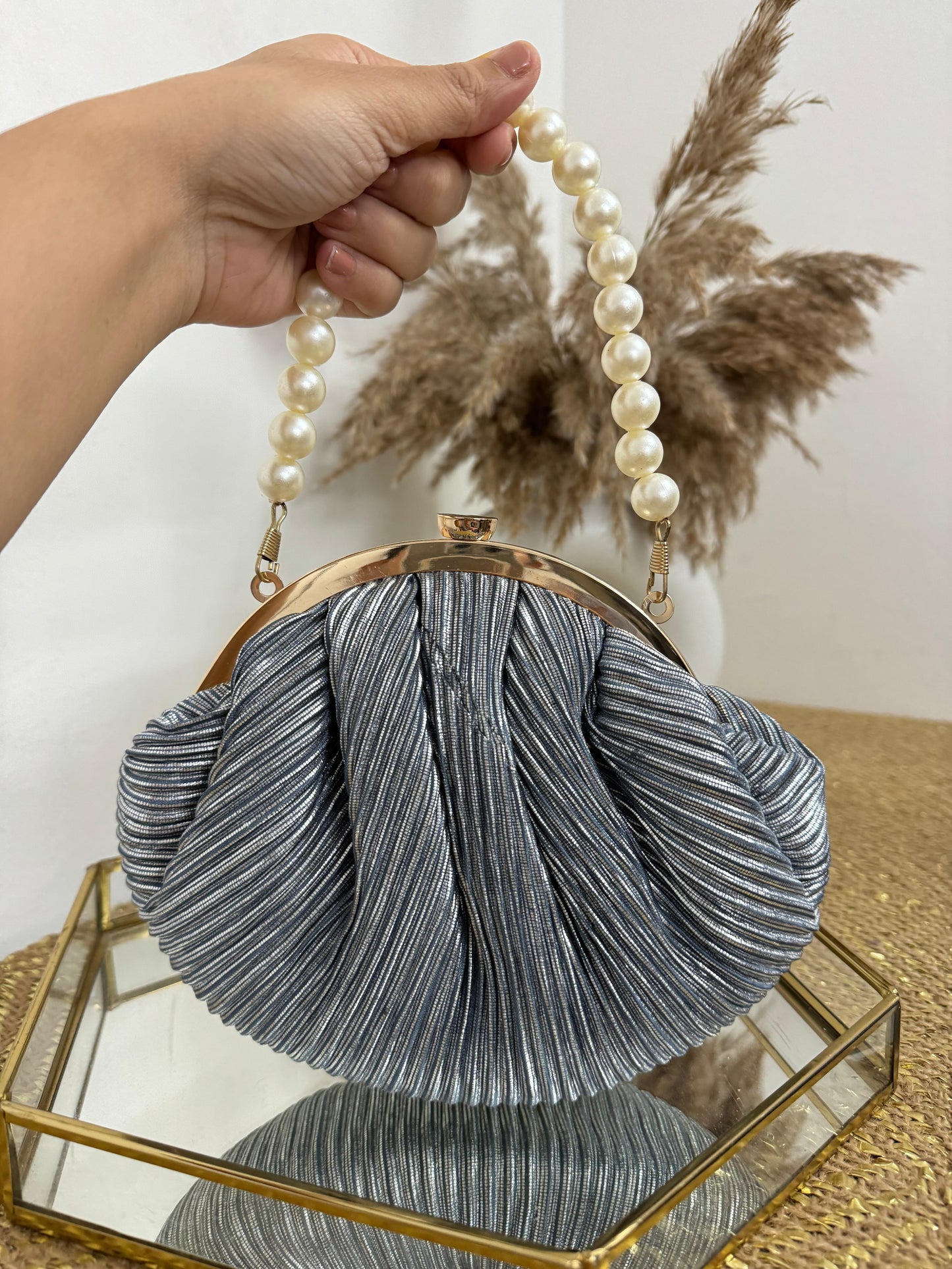 Pleated Batua Bag