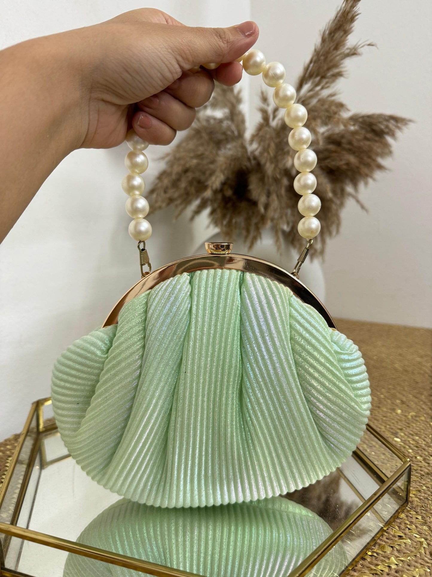 Pleated Batua Bag