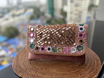 Mirror Envelope Clutch