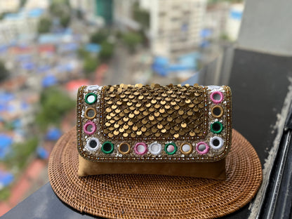 Mirror Envelope Clutch