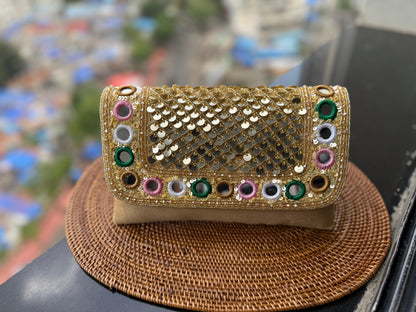 Mirror Envelope Clutch