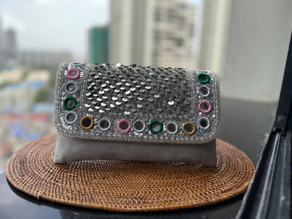 Mirror Envelope Clutch