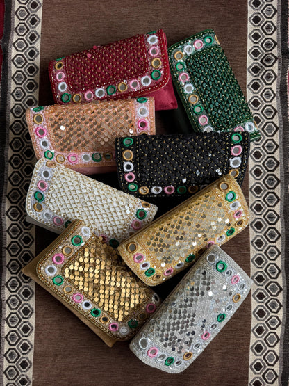 Mirror Envelope Clutch