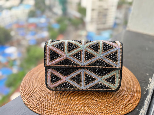 Triangle work Box Clutch