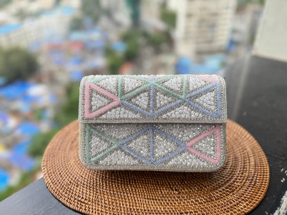 Triangle work Box Clutch