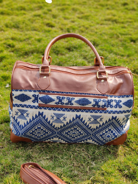 Aztec Blue Duffle