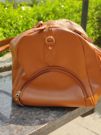 Unisex Tan Shoe Duffle