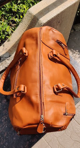 Unisex Tan Shoe Duffle