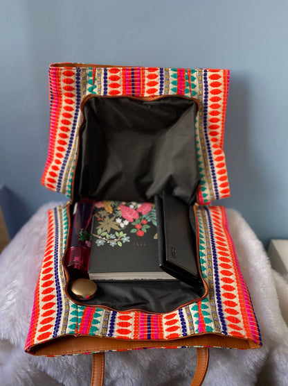 Three Partition Tote Bag