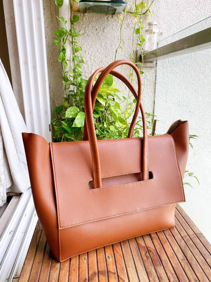 Reversible Flap Tote Bag