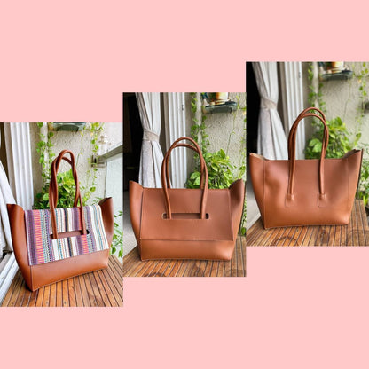 Reversible Flap Tote Bag