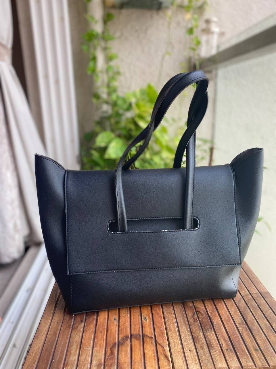 Reversible Flap Tote Bag