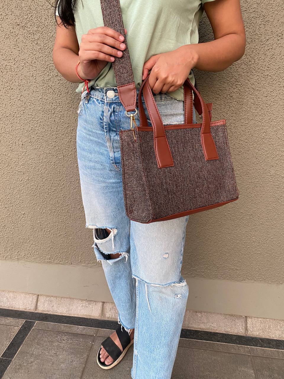 Jute Sling bag
