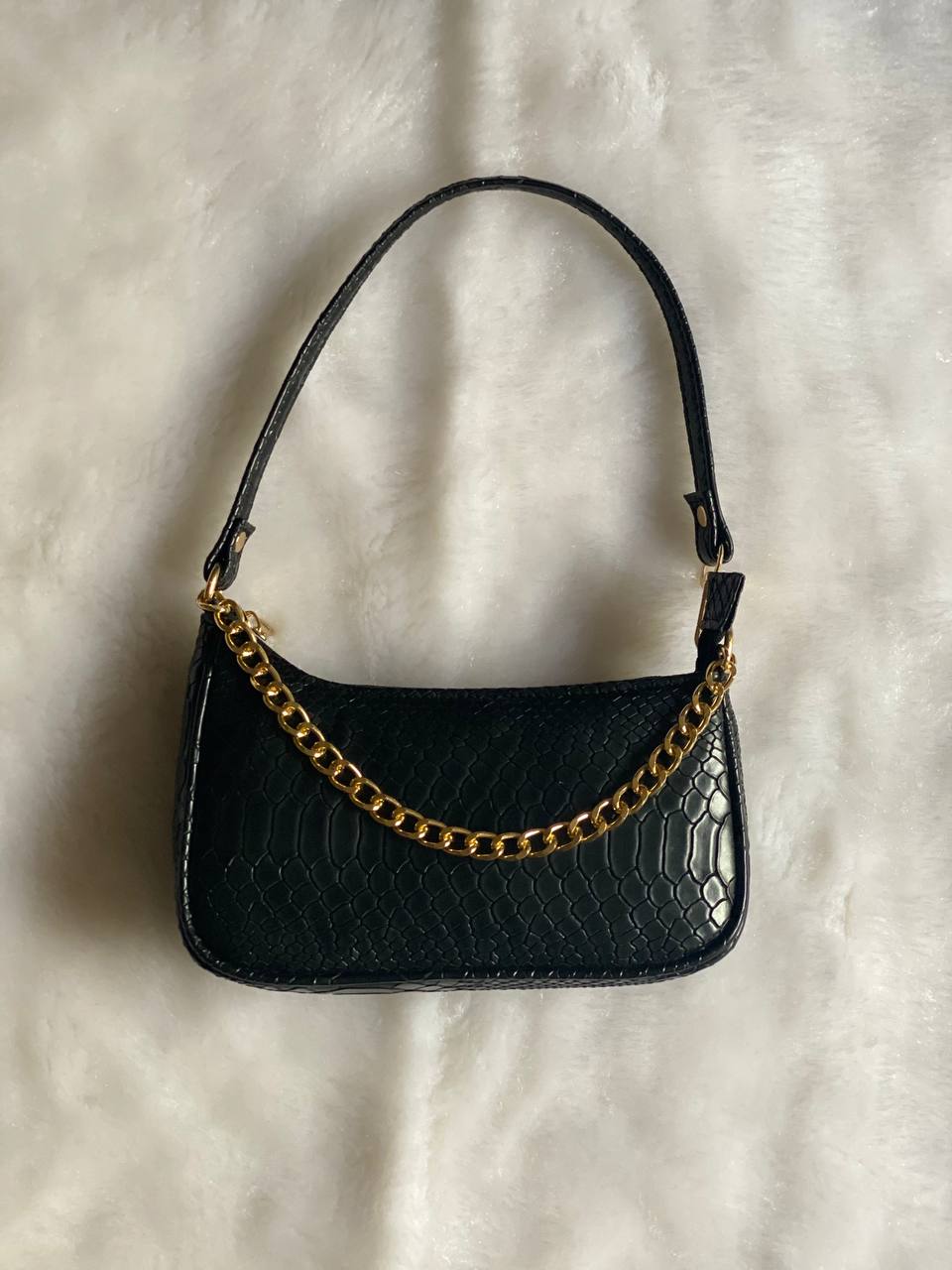 Classic Black Baguette