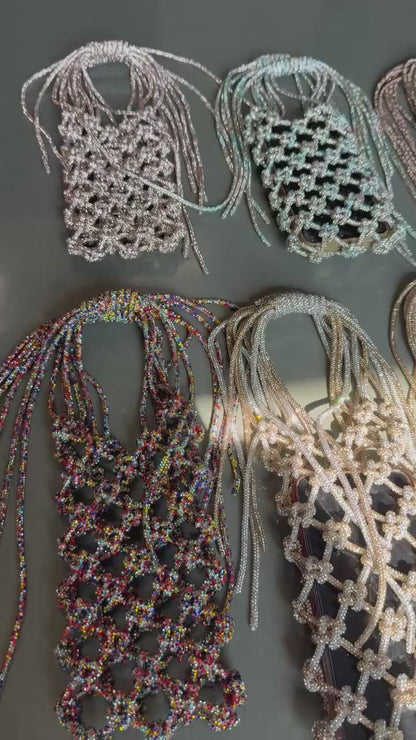 Rhinestone mobile slings