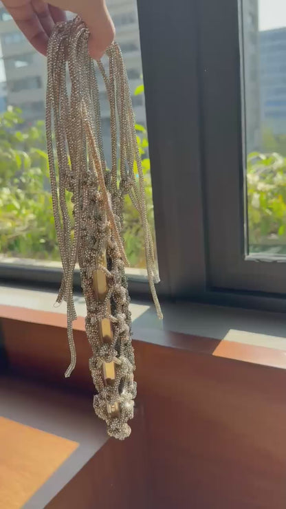 Rhinestone mobile slings