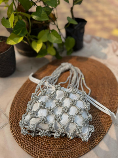 Rhinestone Mobile sling with Pouch