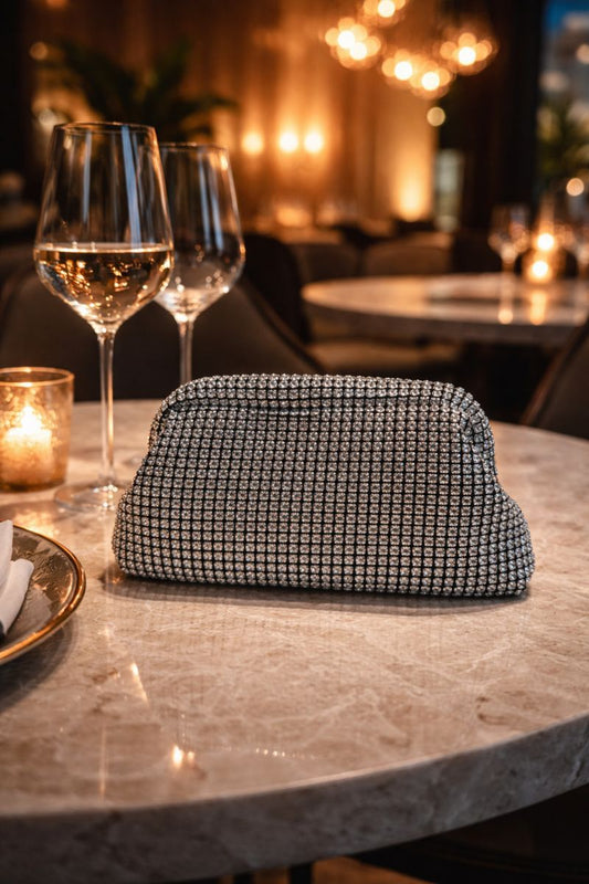 Rhinestone cloud bag