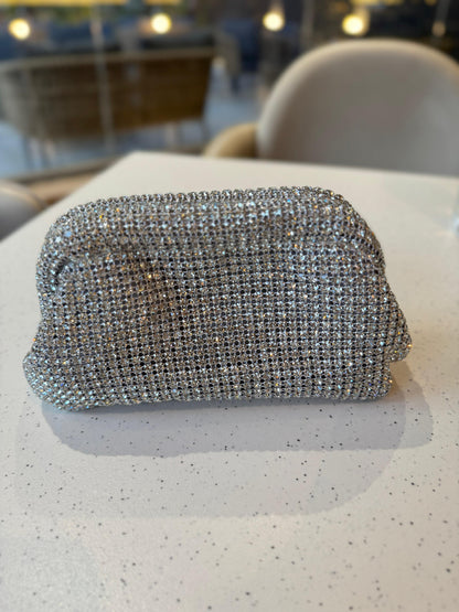 Rhinestone cloud bag