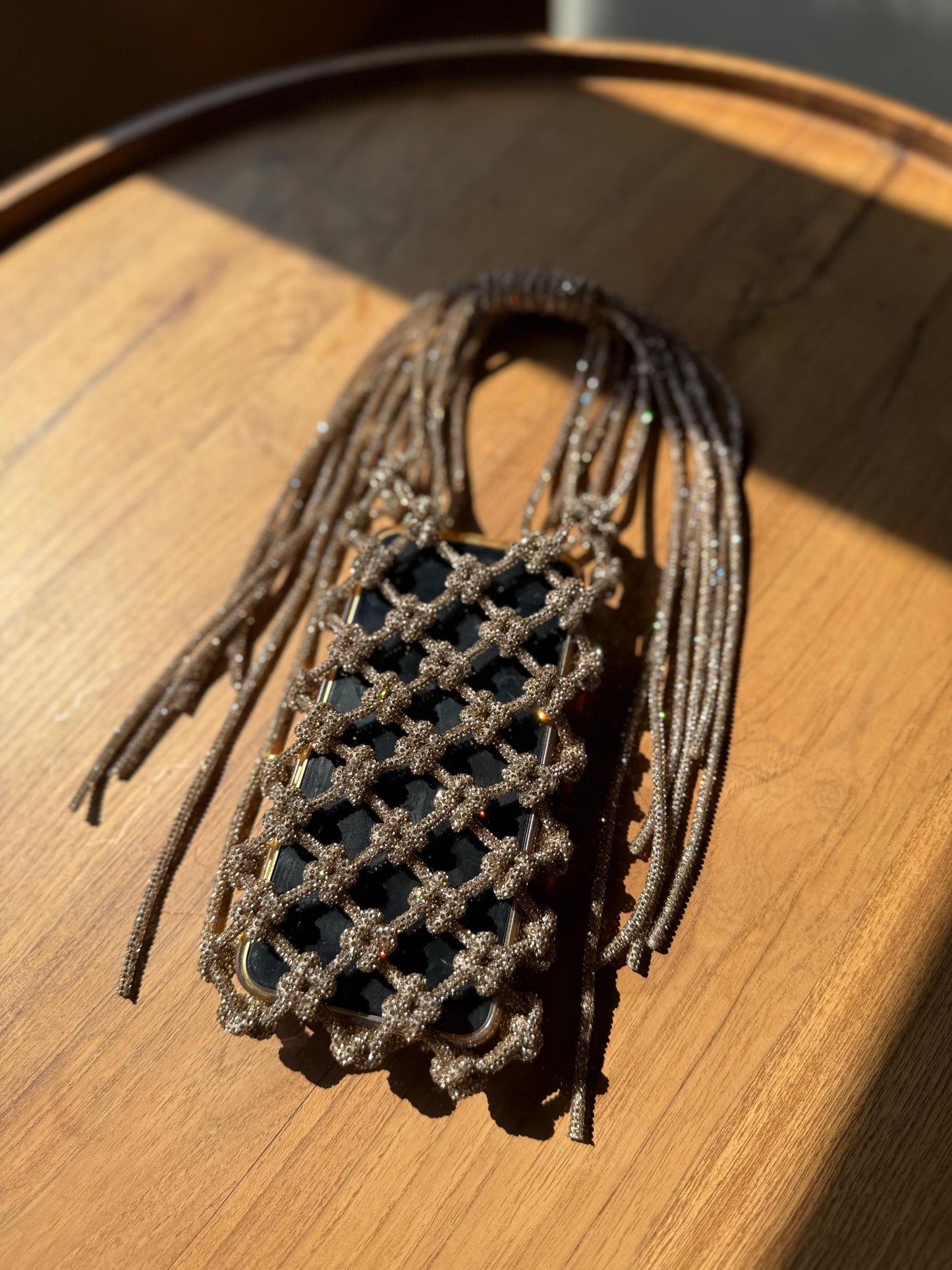 Rhinestone mobile slings