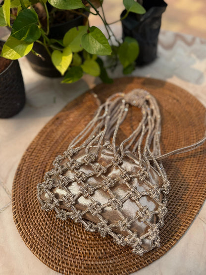 Rhinestone Mobile sling with Pouch