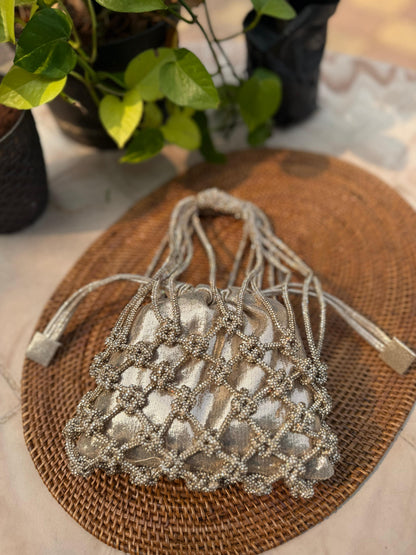 Rhinestone Mobile sling with Pouch