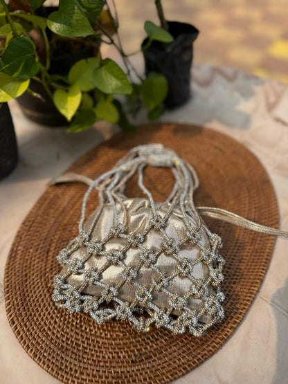 Rhinestone Mobile sling with Pouch