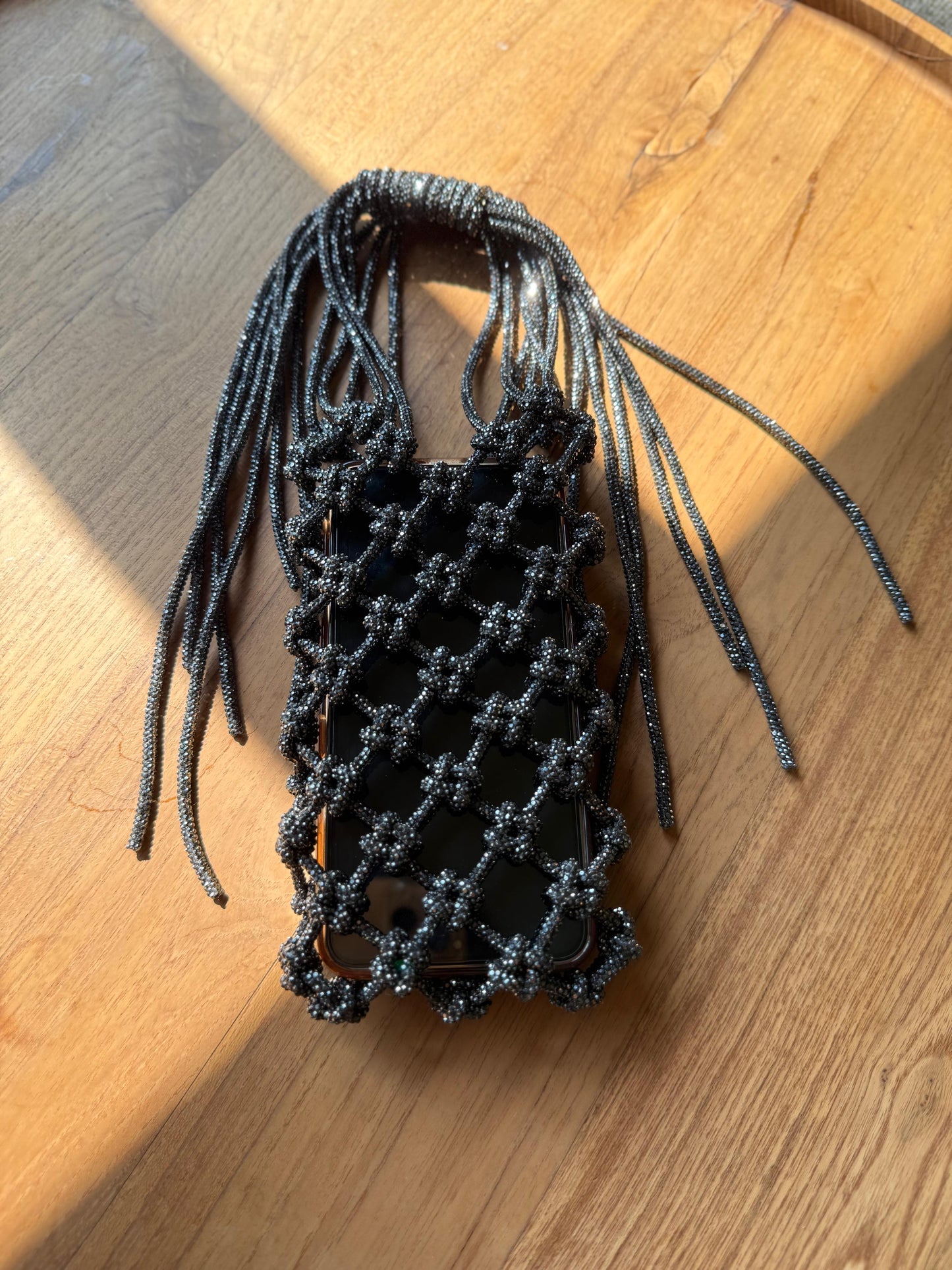 Rhinestone mobile slings