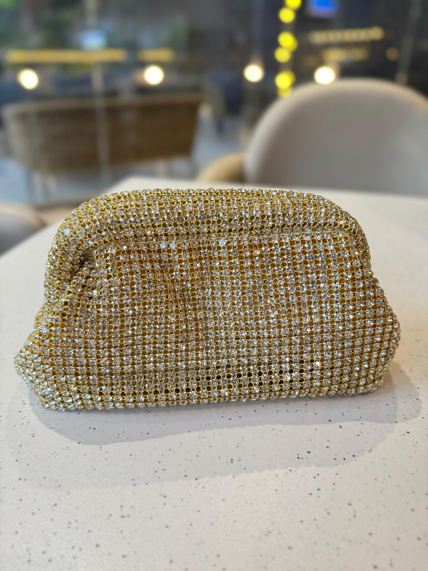 Rhinestone cloud bag