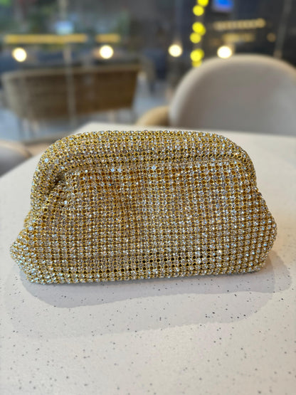 Rhinestone cloud bag