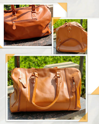 Unisex Tan Shoe Duffle